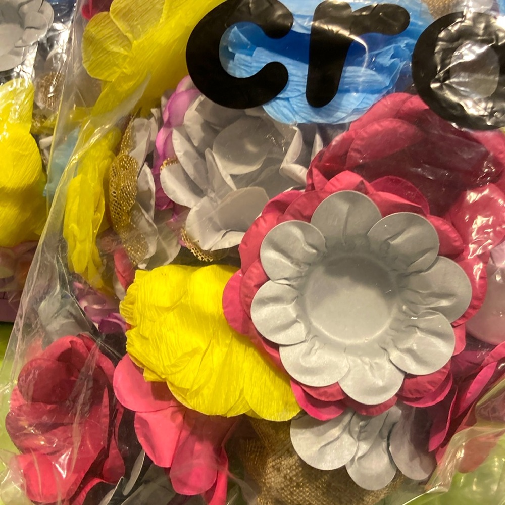 Shower -Flowers for table decor